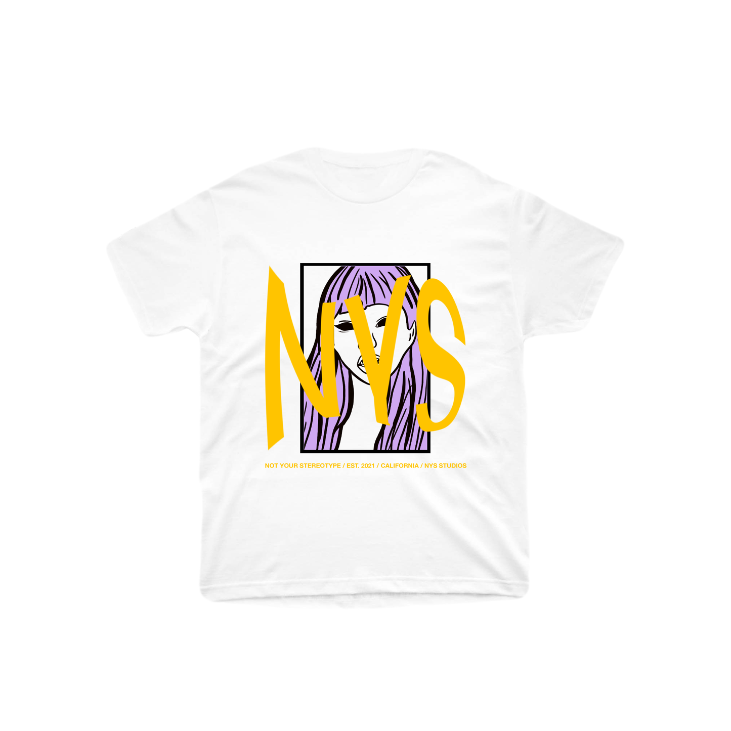 Girl With Purple Hair