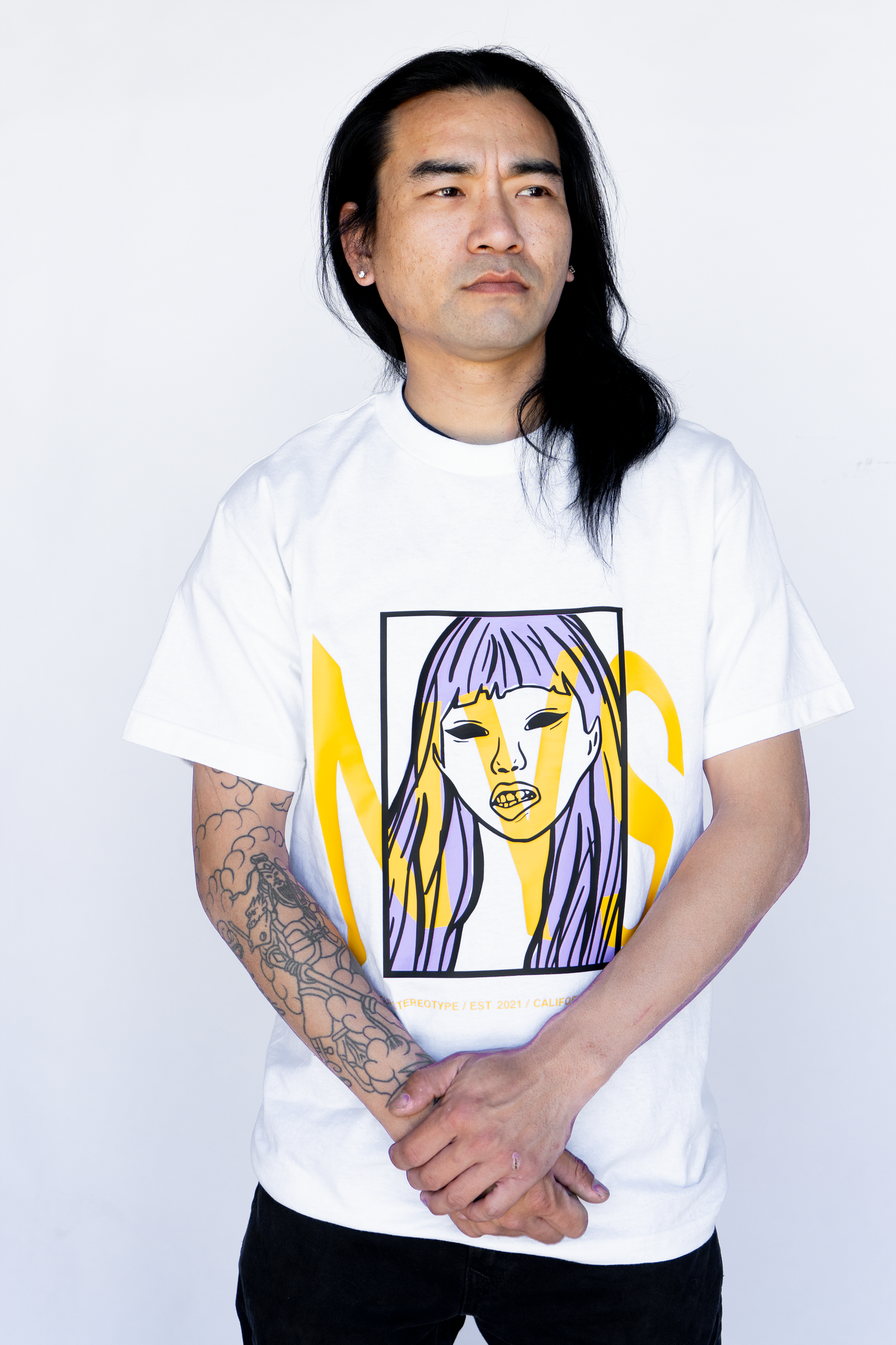 Girl With Purple Hair