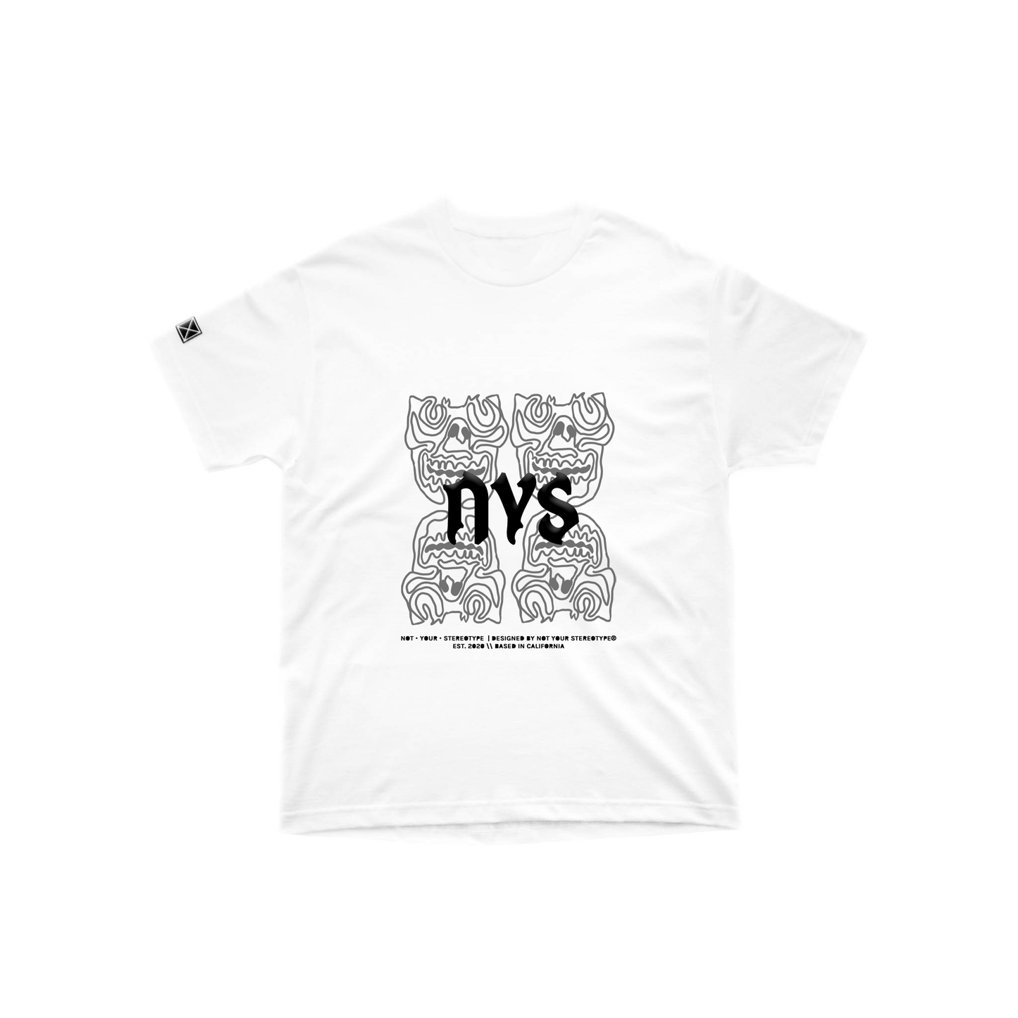 Skulls NYS Blackletter Tee